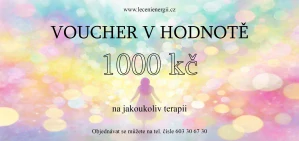 VOUCHER na terapii v hodnotě 1000 Kč